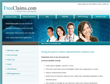 Tablet Screenshot of freeclaims.com